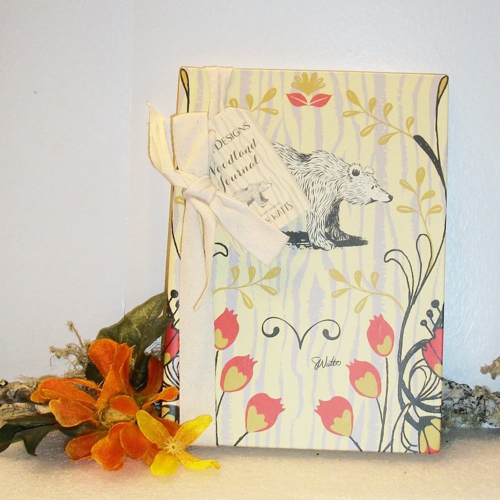 Capri Designs WOODLAND JOURNAL - BEAR NWT by Sarah Watts 6" X 8.5" 160 Pages
